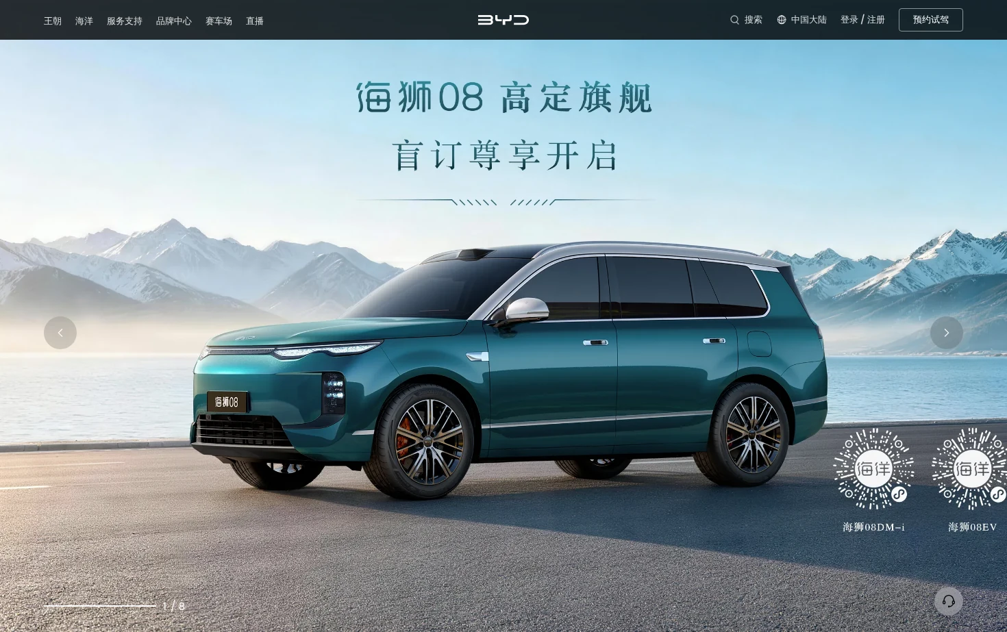 BYD 页面快照